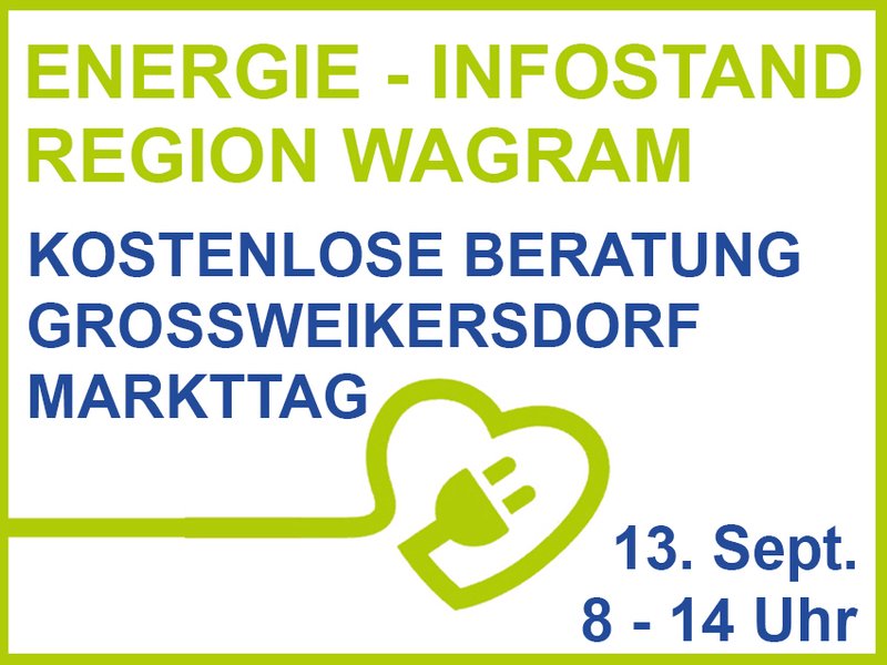 Energie-Infostand - Komm vorbei!