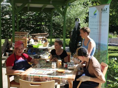1. Recycling Café in der Region Wagram
